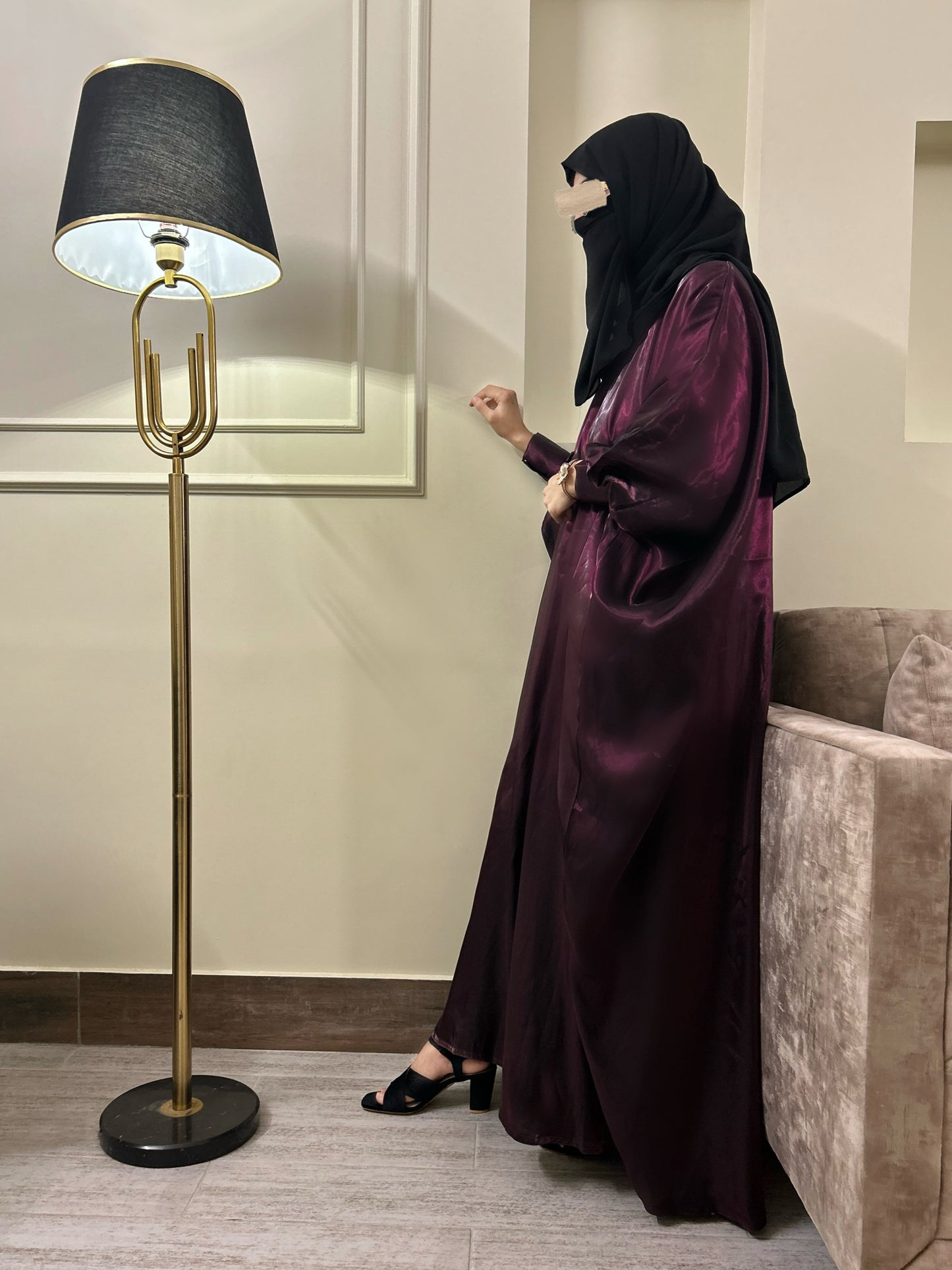 PLUM DELIGHT ABAYA