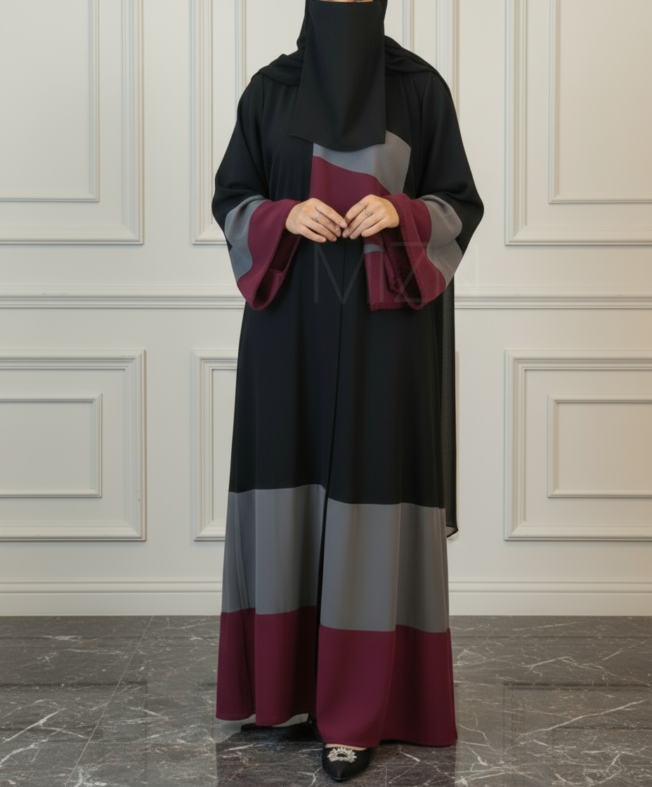 URBAN MAROON ABAYA