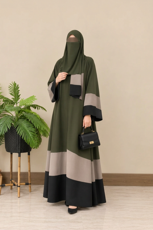 URBAN OLIVE ABAYA