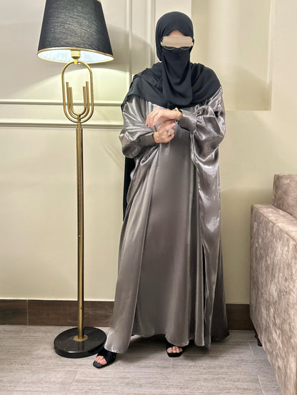 SHIMMER GREY ABAYA