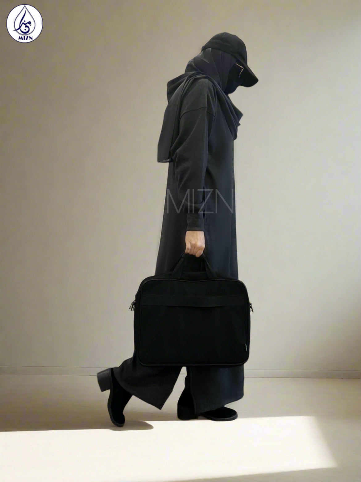 HOODIE ABAYA GREY