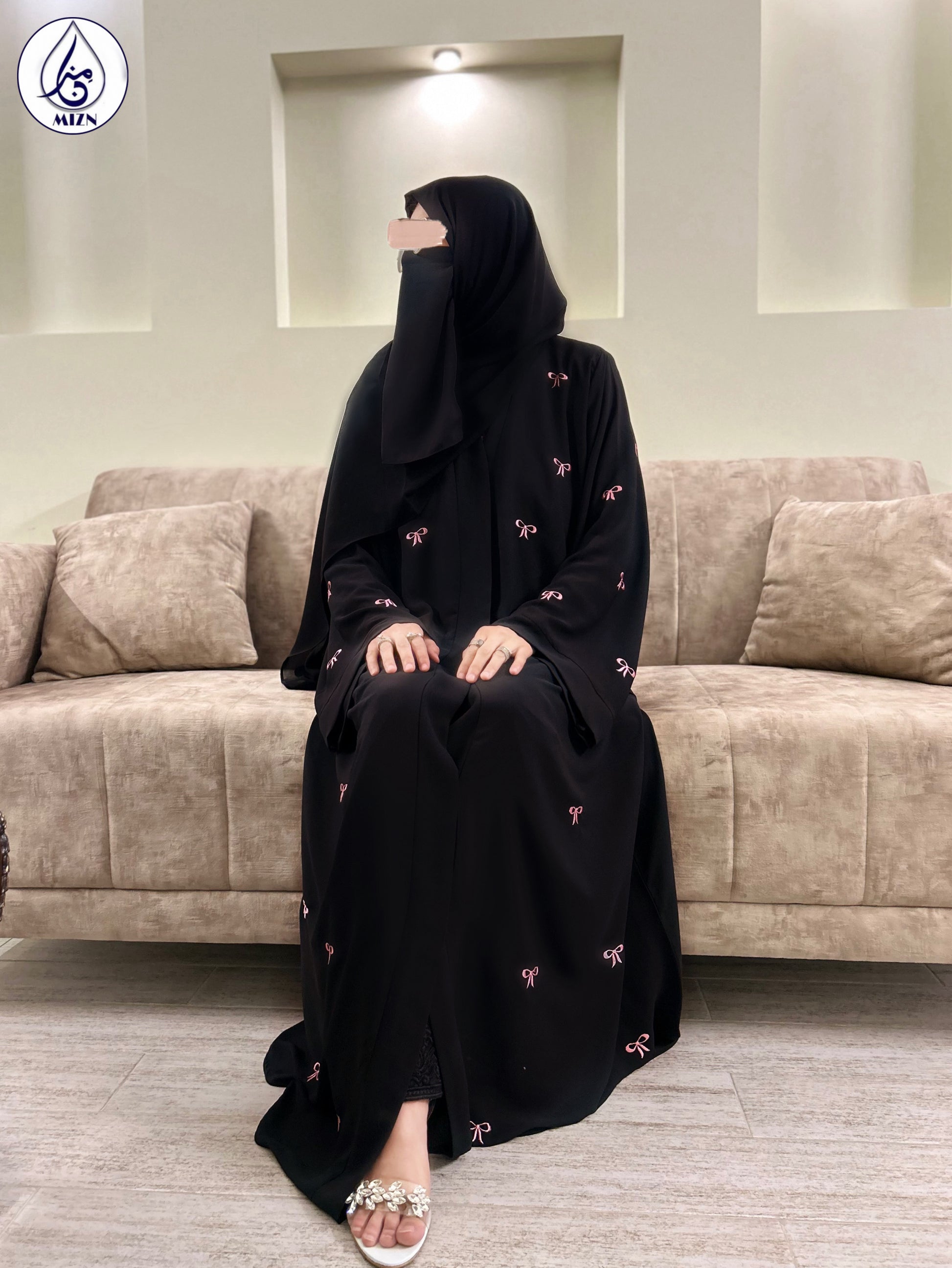 Bow abaya design