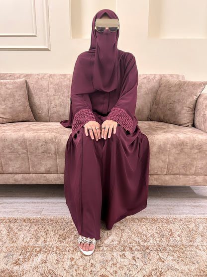 CRIMSON ABAYA