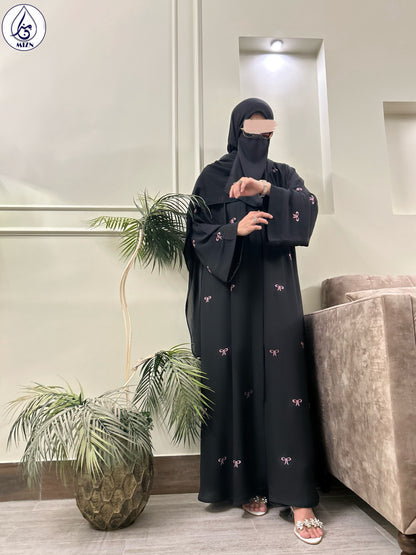 Abaya with bows