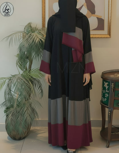 URBAN MAROON ABAYA