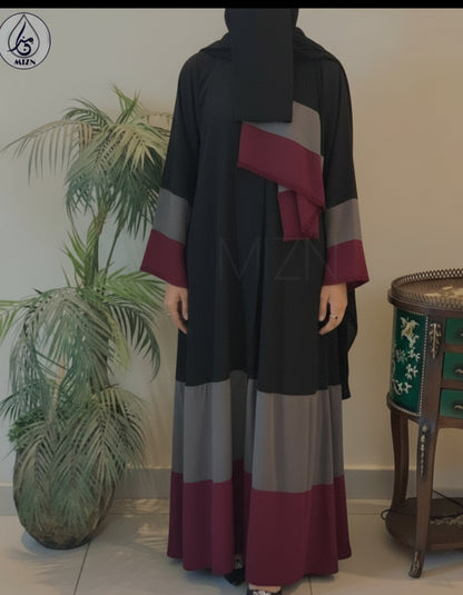 URBAN MAROON ABAYA